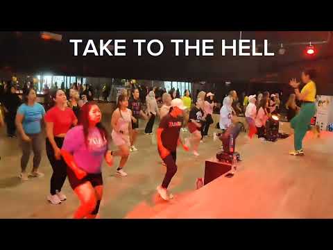 TAKE TO THE HELL AVA MAX - ZUMBA CARDIO COMBAT - choreo by ZIN NEZZA