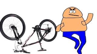FALLING OF MY BIKE IN THE ROAD - LIFE STORY (Cartoon Animation)