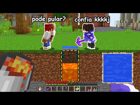 TROLEI MEUS AMIGOS COM MAPA FALSO NO MINECRAFT - 51 - Minecraft Irmandade 2