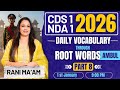 Learn Vocabulary With Rani Ma Am I Root Word AMBUL Explained NDA 1 CDS 1 2026