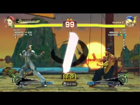 akra01 (Cammy) vs FU★K YUN (Yun) AE2012 Ranked Match *HD*