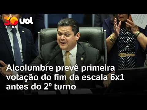 Presidente do Senado fala em ‘livre-arbítrio’ e diz que pautará fim da 6×1