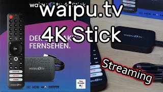 waipu.tv 4K Stick mit WLAN verbinden und über das Internet fernsehen