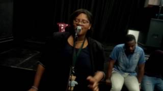 Acoustiq Assassins with the band @BAT Centre.