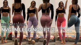 HUGE LEGGING HAUL | NVGTN TRY-ON HAUL | 9+ Leggings | Part 2 #nvgtn #leggings #haul