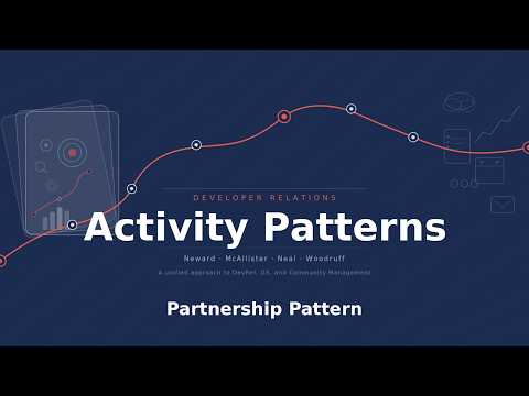 Thumbnail for Developer Relations Activity Patterns: Episode 11 - The Partnership Pattern
