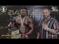 2022 IFBB Texas Pro Men's BB Overall Andrew Jacked Interview