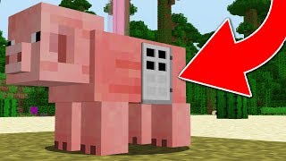 HOW TO LIVE INSIDE A PIG IN MINECRAFT!