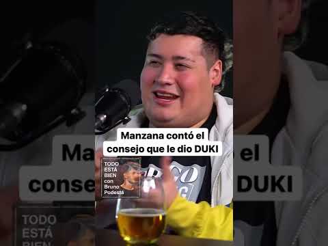 MANZANA cuenta el consejo que le dio DUKI #shorts