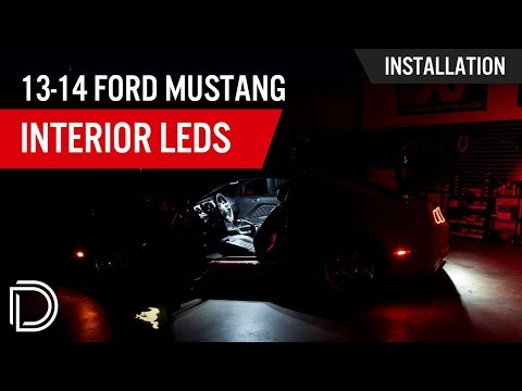 How to Install '13-'14 Mustang Interior LEDs