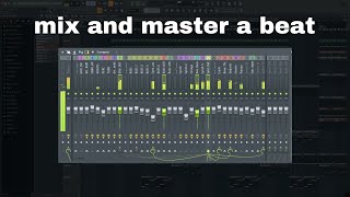 How to mix and master a beat in FL Studio