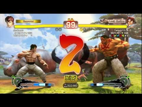 shokamo [Fei Lon] Vs Twiggy1514 [T.Hawk] SSF4 AE Japanese Online Ranked Matches - PSN