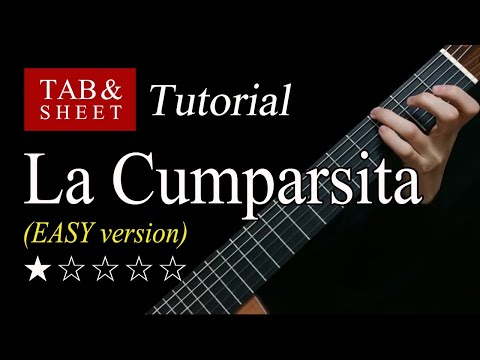 La Cumparsita (EASY version) - Guitar Lesson + TAB