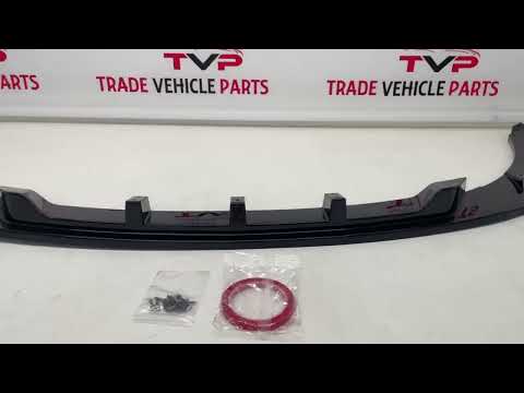 Fits VW Golf MK5 GTI GT TDI 2004-2009 Front Lip Splitter Spoiler Gloss Black video