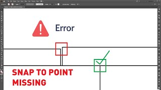 Snap to point missing in adobe illustrator | Snap to Object | disable Snapping in Adobe Illustrator