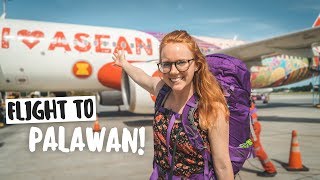 Palawan HERE WE COME!! (Flight from Cebu to Palawan, Philippines)