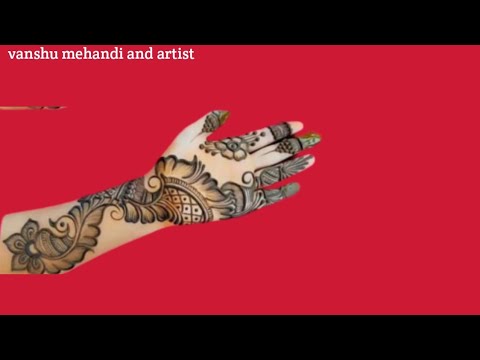 New stylish front hand mehndi | easy mehndi | mehndi ka design | mehndi design | mehandi.#mehndi
