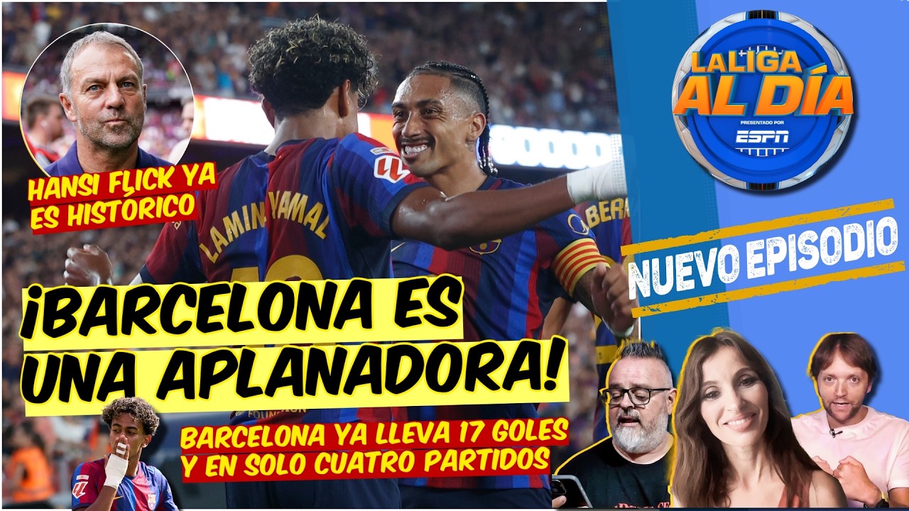 Barcelona ESTÁ IMPARABLE. A Flick TODO le SALE BIEN ¿Pasará lo mismo en Champions? | La Liga Al Día