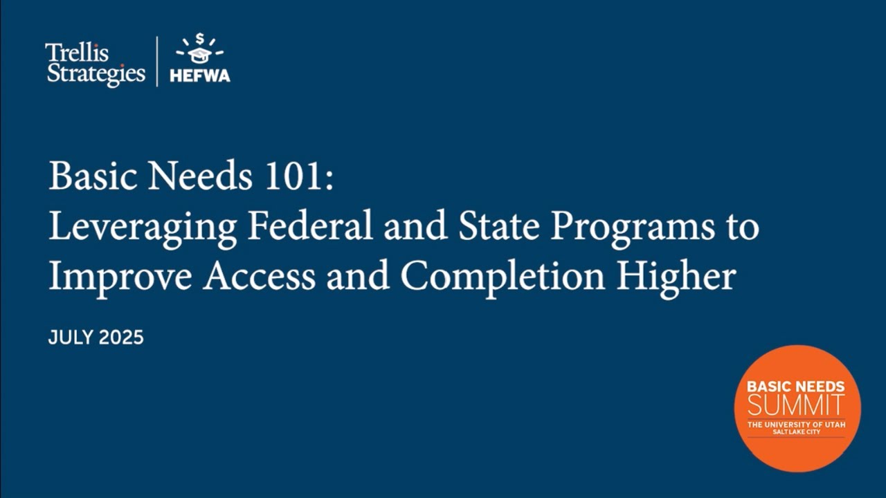 Basic Needs Summit 2025: Basic Needs 101