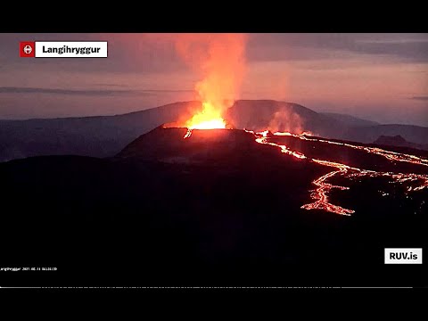 An hour (run in 76 seconds) with Iceland's Nar, August 11, 2021
