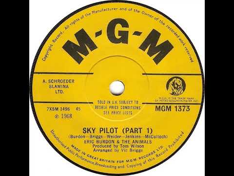 UK New Entry 1968 (34) Eric Burdon & The Animals - Sky Pilot (Part 1)