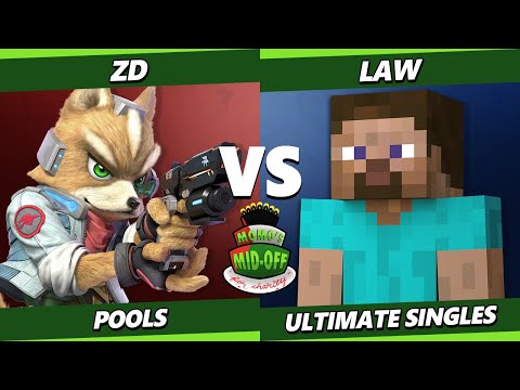 Momo's Mid-Off - ZD (Fox) Vs. L.A.W (Steve) SSBU Ultimate Tournament
