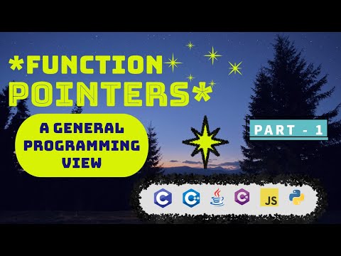 Function Pointers A General Programming Concept Part 1