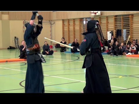 Kendo Züri Cup Schweiz 2017 - Finale Gruppe Ladies - Kumpf vs Kimura