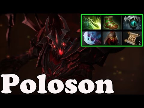 Dota 2 - Poloson Plays Shadow Fiend vol 2 - Ranked Match Gameplay