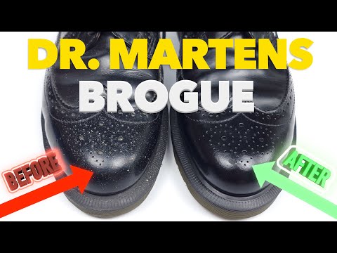Dr. Martens: The Quick & Easy Guide to Clean and Shine Brogue Leather Shoes DIY