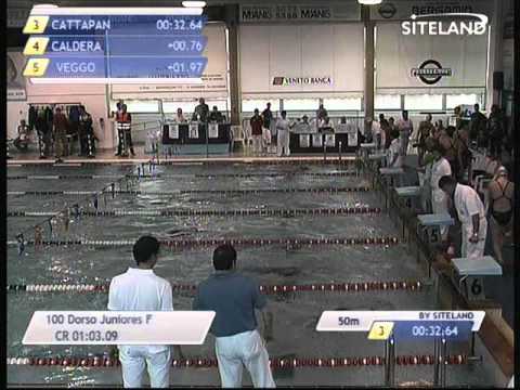 Eliminatorie 4 dei 100 Dorso Juniores Femmine - 15 Memorial Chiara Giavi