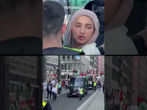 German police harshly intervene in pro-Palestine protest, arrest dozens
