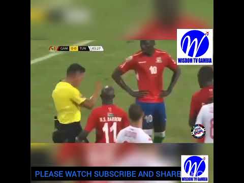 GAMBIA VS TUNISIA MATCH HIGHLIGHTS