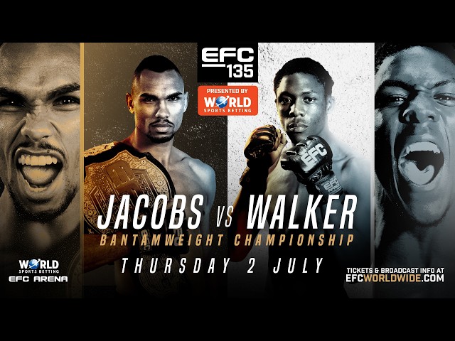 Faeez Jacobs vs Gift Walker | EFC 135 Bantamweight Title Preview