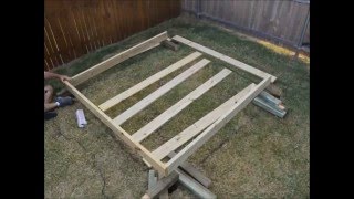 A1  7X7 STORAGE SHED  RUBBERMAID ,  BUILDING DECK AND ROUGHNECK