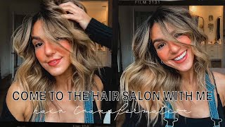 GETTING MY HAIR CUT/COLORED + WHAT I ASK FOR! hair appointment tips, salon vlog, hair trends | 2024