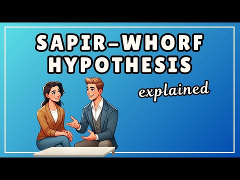 The Sapir-Whorf Hypothesis (Easy 4 Minute Explanation)
