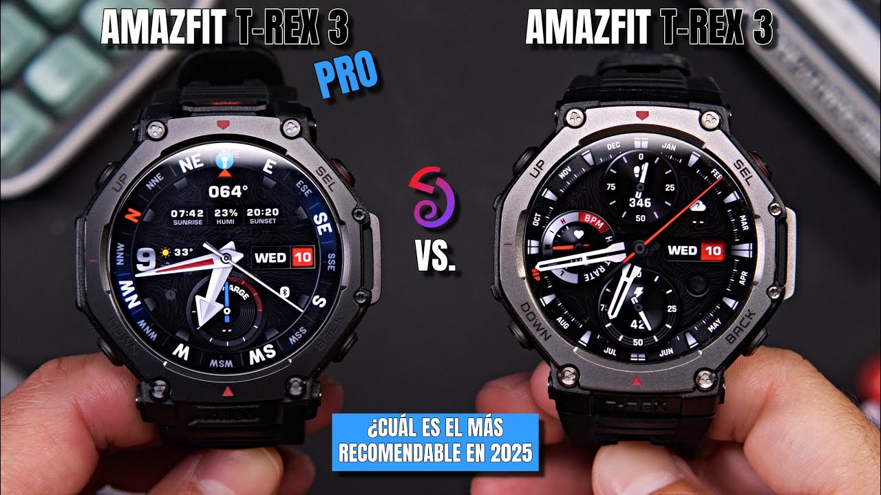 Amazfit T-REX 3 Pro vs T-REX 3 ⌚ Todas las novedades y diferencias que debes conocer | COMPARATIVA
