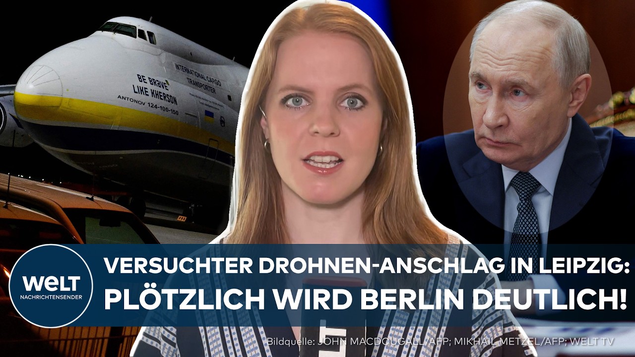 PUTINS HYBRIDER KRIEG: Zeitenwende in Deutschland! Versuchter Drohnen-Anschlag in Leipzig