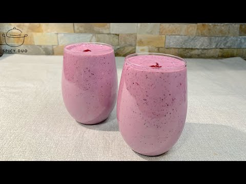 Mixed Berry Smoothie Recipe 🍹 Healthy Mixed Berry Smoothie
