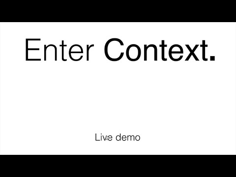 Enter Context - Nir Kaufman @ ReactNYC