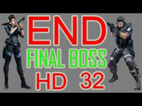 Resident Evil Revelations Ending + After Credits Ending + Final BOSS part 32 HD PS3 XBOX PC WIIU