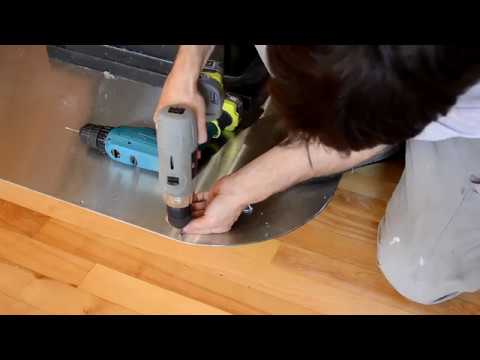 Wood stove hearth plate