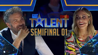 PROGRAMA COMPLETO: Actuaciones dignas de semifinal con MUCHO NIVEL| Semifinal01 |Got Talent EspañaT8