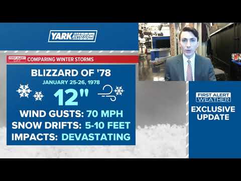 Snowstorm 2021 vs. Blizzard of '78 | First Alert Weather - Feb. 17