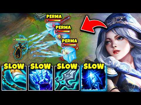THIS PERMASLOW ASHE BUILD FREEZES THE WHOLE ENEMY TEAM! (NOBODY GETS TO MOVE)
