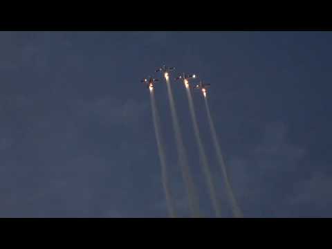 EAA AirVenture Oshkosh 2015 night time airshow highlights.