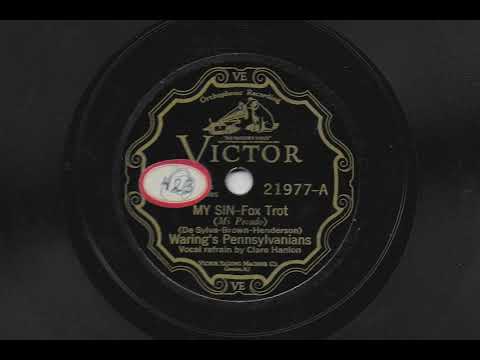 My Sin - Waring's Pennsylvanians - 1929