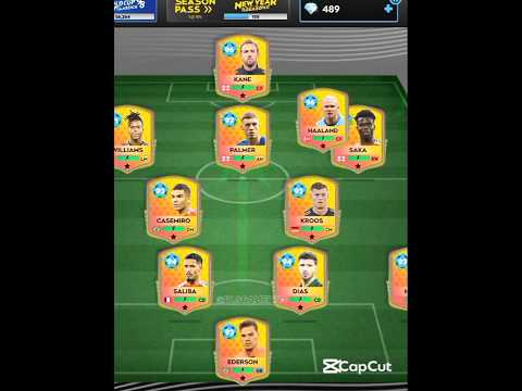 DLS 25 best 11 squad | 4-2-3-1 formation dls2025 mobile #shorts #football #pes #virial