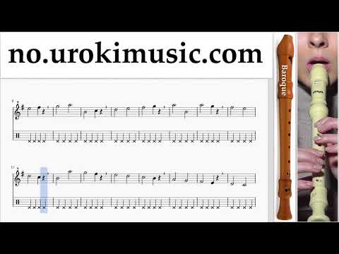 Blokkfløyte Kurs (Barokk) The Pink Panther - Theme Song Trening Studie Del 1 øvelser um-i935